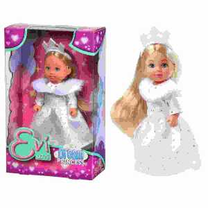 Evi Love Dream Princess 12cm, im Prinzessinnen Kleid mit Krone