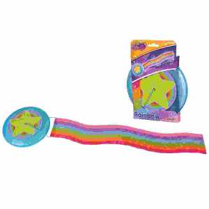 Taildisc Stern Wurfscheibe mit Schweif, Sternmotiv, D22cm,L70cm