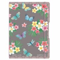 Herlitz Notizheft flex PP A4 2x40lin+kar Ladylike...