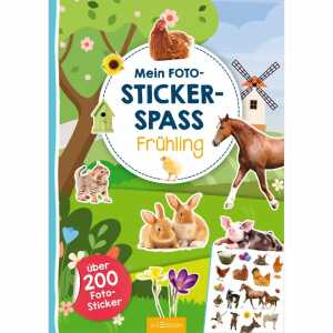 Mein Foto Sticker Spaß Frühling, über 200 Sticker, 40 Seiten,