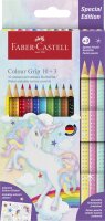 Faber Castell Buntstift Colour Grip Einhorn 10+3