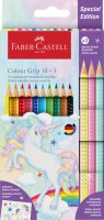 Faber Castell Buntstift Colour Grip Einhorn 10+3