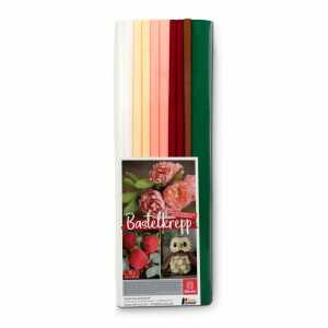 Werola Feinkrepppapier 50x200cm, 10 L Herbstfarbe sort mit Vorschlag
