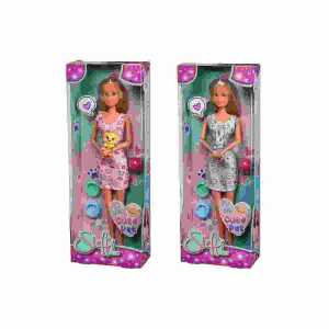 Steffi Love Cute Pet Cute Pet 2fach sortiert, im rosa oder grün Kleid,