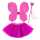 Kinderkostüm Märchenfee pink 8003558965434