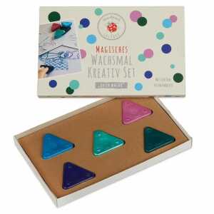 Wachsmal Kreativ-Set Unter Wasser, 5 Wachsmalfarben 5 Schablonenmotiv