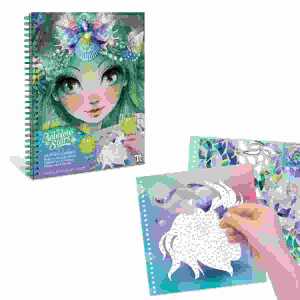 Stickern nach Zahlen Nebulous Stars, 14 Bilder und 1350 Sticker