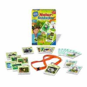 Kinderspiel Natur-Entdecker, das kooperative Outdoor-Lernspiel
