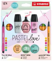 STABILO Mini World 18er Pastel Set