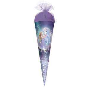 Roth Motiv-Schultüte, Königin im Eis, 22 cm, rund, Tüllverschluss