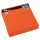Serviette 33x33cm uni orange, 3-lagig, 50 Stück, Fasana