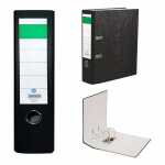 Ordner A4 Wolkenmarmor schwarz 8cm, Rückenbreite...