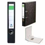 Ordner A4 Wolkenmarmor schwarz 5cm, Rückenbreite...