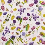 Motivserviette 33x33cm HOME F. 212305 3lag Blumen