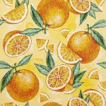 Motivserviette 33x33cm Kulinarik HOME F. 212314 3lag Orangen