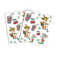 Roth Kinder-Tattoo, Fredo & Fitzi, 10,5x16cm, 2 Bogen...