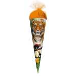 Motiv-Schultüte Tiger 50cm rund Tüllverschluss