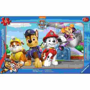 Rahmenpuzzle 15 Teile PAW PATROL, Vier mutige Retter, ab 3 Jahren