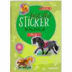Metallic Sticker Malbuch Pferde