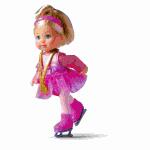 Evi LOVE Ice Skating 12cm, mit Schlittschuhen, Medaille...