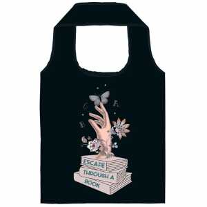 Shopper Escape 40x66cm, aus recyceltem PET, mit Hülle 12x12cm