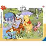 Rahmenpuzzle 47 Teile Winnie Puh, Natur entdecken, ab 4...