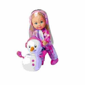 Evi LOVE Snow 12cm, mit Schneemann zum Selberbauen, ab 3 Jahren