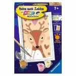 Malen nach Zahlen Serie F Niedliches Reh,