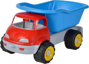 LKW Kipper 35cm rot/blau mit Softreifen