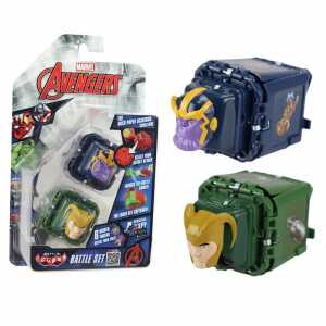 MARVEL AVENGERS Battle Cube Thanos und Loki, Schere, Stein, Papier