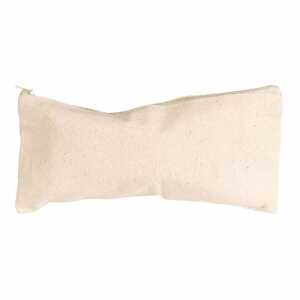 Mäppchen 21x9cm natur mit Reißverschluss 4er, 100% Baumwolle 2245g/qm