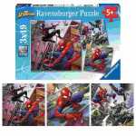 Puzzle 3x 49 Teile SPIDER-MAN, ab 5 Jahren,, Ravensburger