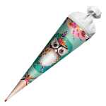 Roth Schultüte 70cm rund Eule Lieselotte