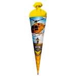 Motiv-Schultüte Helikopter 70cm rund Filzverschluss