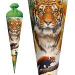 Roth Schultüte 70cm rund Tiger