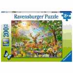 Puzzle 200 Teile Anmutige Hirschfamilie, ab 8 Jahren,,...