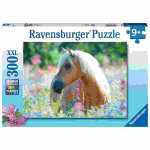 Puzzle 300 Teile Pferd im Blumenmeer, ab 9 Jahren,,...