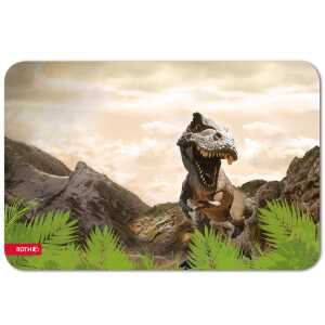 Schreib- und Malunterlage aus Kunstleder, Tyrannosaurus, 59x39cm