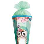 Roth Schultüte 85cm eckig Eule Lieselotte