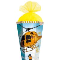 Motiv-Schultüte Helikopter 85cm eckig...