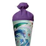 Roth Schultüte 70cm rund Drachenliebe Glitter