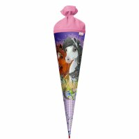 Motiv-Schultüte Blumenpferde 70cm rund...