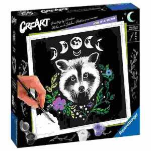 Malen nach Zahlen CreArt Pixie Cold Racoon,