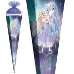 Roth Schultüte 85cm eckig Königin im Eis Glitter u Glitzerborte