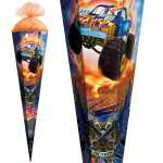 Roth Schultüte 100cm eckig Monstertruck Fire
