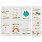 Glückwunschkarten 100er Kommunion sortiert, 8 Motive...