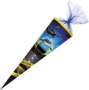 Nestler Schultüte Tüllv. 85 cm 12-eck Sonderkommando Sound