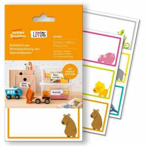 Etiketten 97x47,5mm weiß zur Kennzeichnung Sammelboxen 12 Etiketten