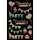 Line-Sticker Happy Birthday Neon Colourful, Rössler