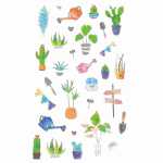 Washi Paper Sticker Gardening, Rössler